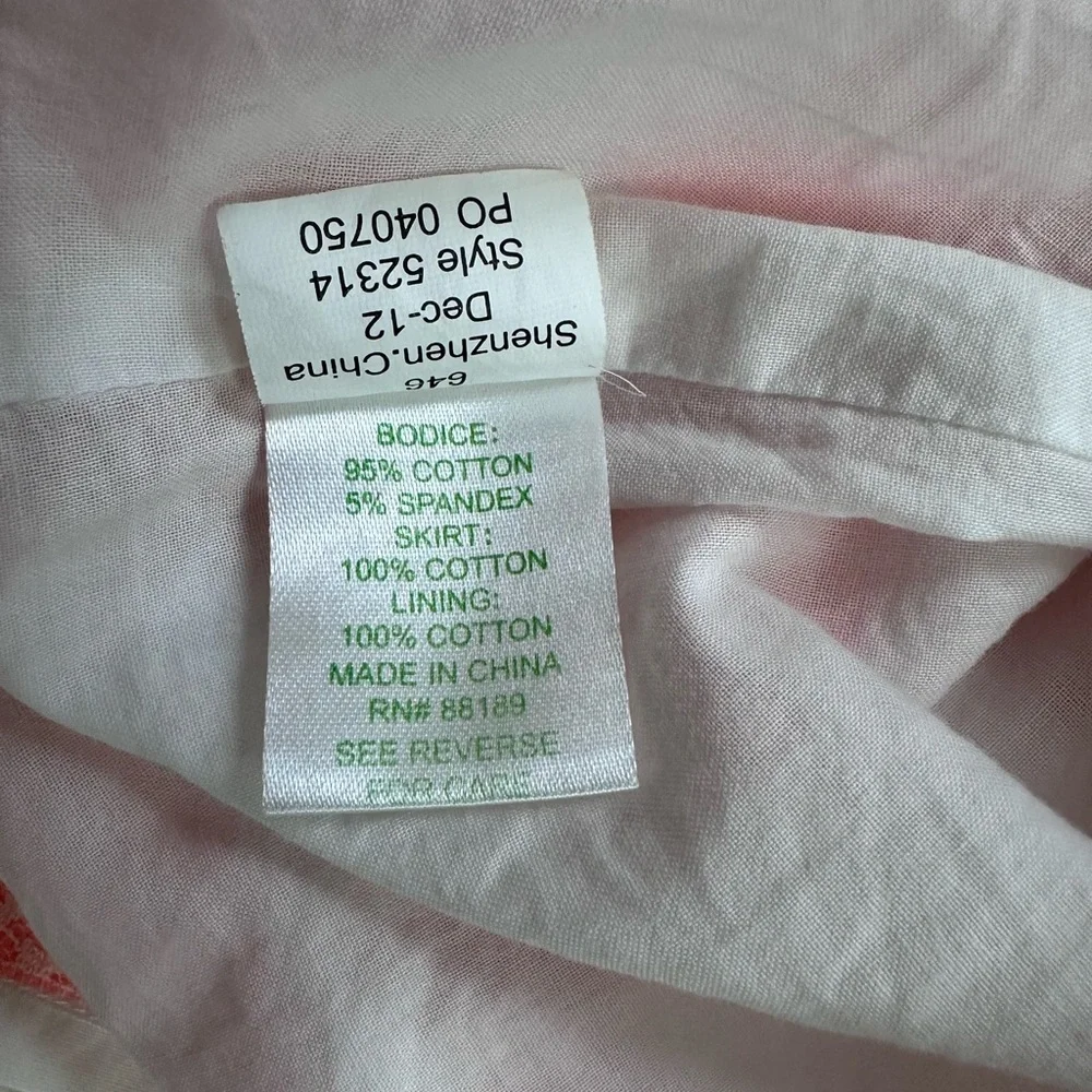 Lilly Pulitzer Green and Pink Strapless Mini Dress - Picture 8 of 8